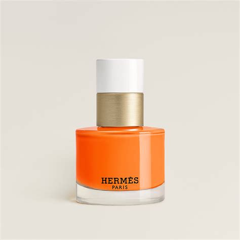 hermes nail polish orange boite.